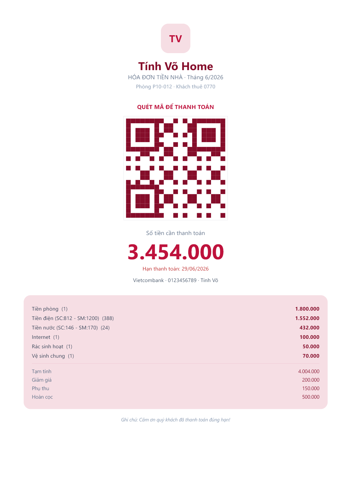 Mẫu Poster QR