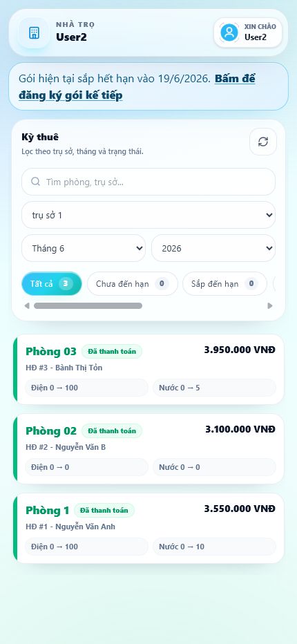 Kỳ thuê trên điện thoại